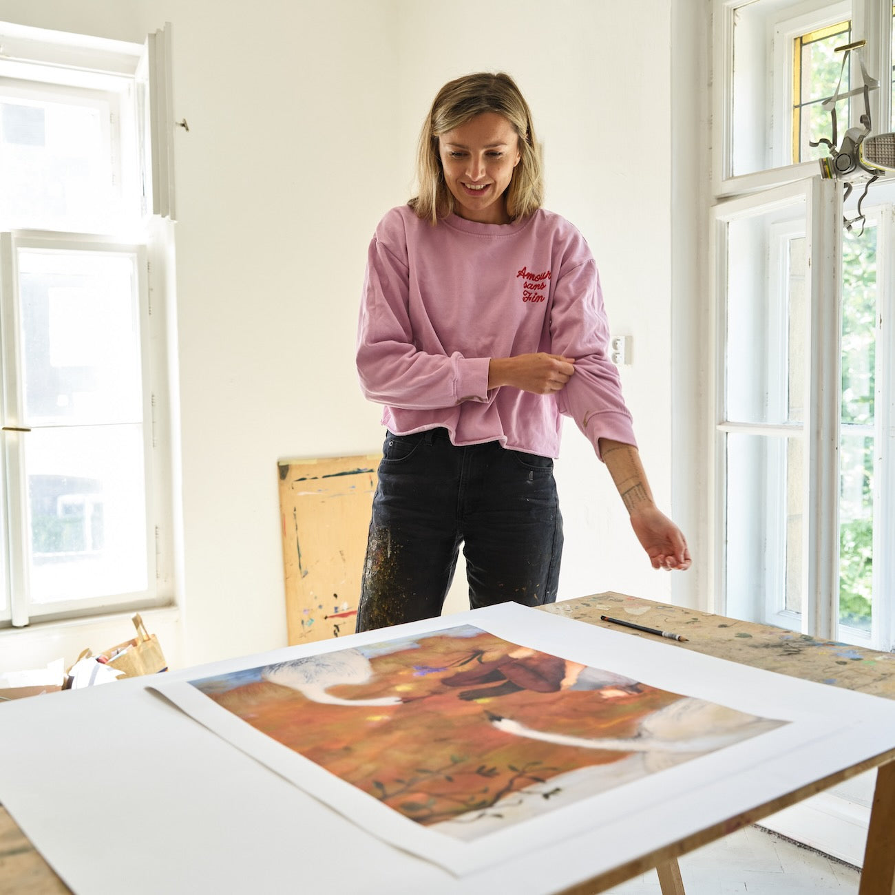 Kateřina Ondrušková | Když dítě krmí labuť