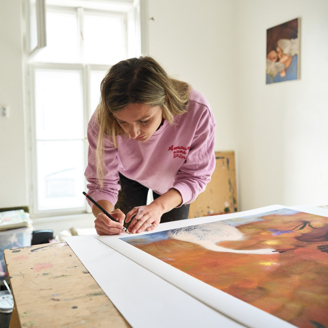 Kateřina Ondrušková | Když dítě krmí labuť