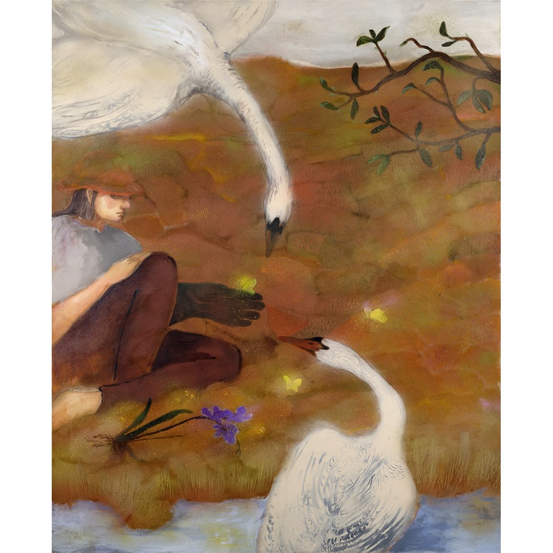 Kateřina Ondrušková | Když dítě krmí labuť