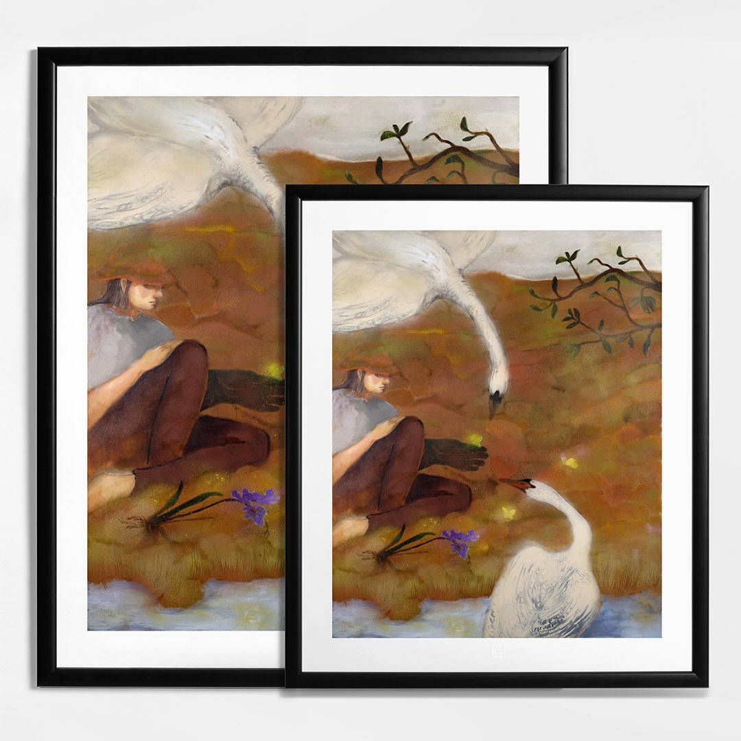 Kateřina Ondrušková | Když dítě krmí labuť