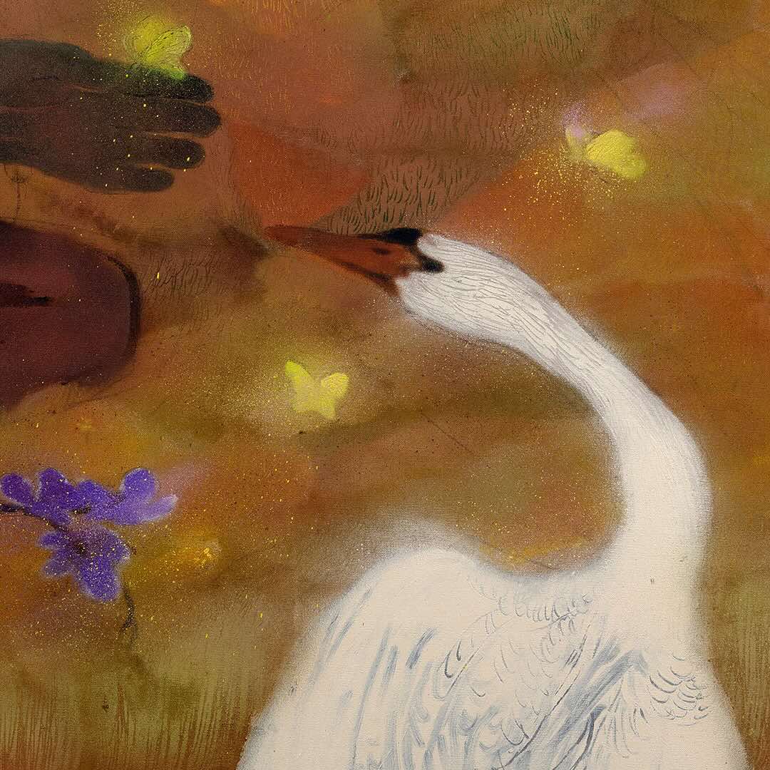 Kateřina Ondrušková | Když dítě krmí labuť