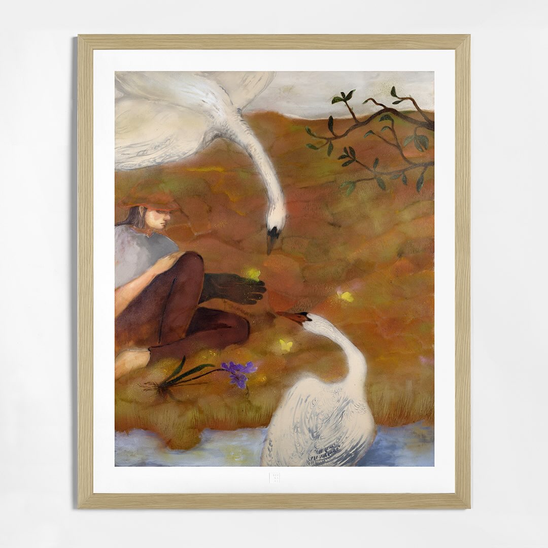 Kateřina Ondrušková | Když dítě krmí labuť