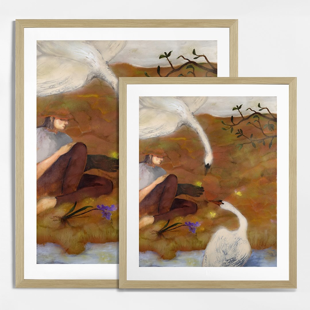 Kateřina Ondrušková | Když dítě krmí labuť