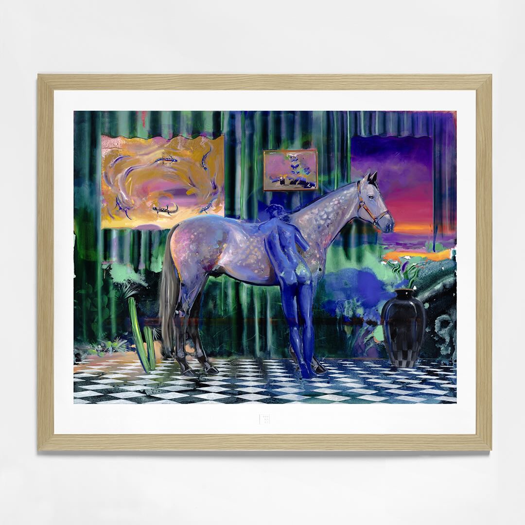 Petr Hajdyla | Modrý jezdec XL (Speciální tisk)