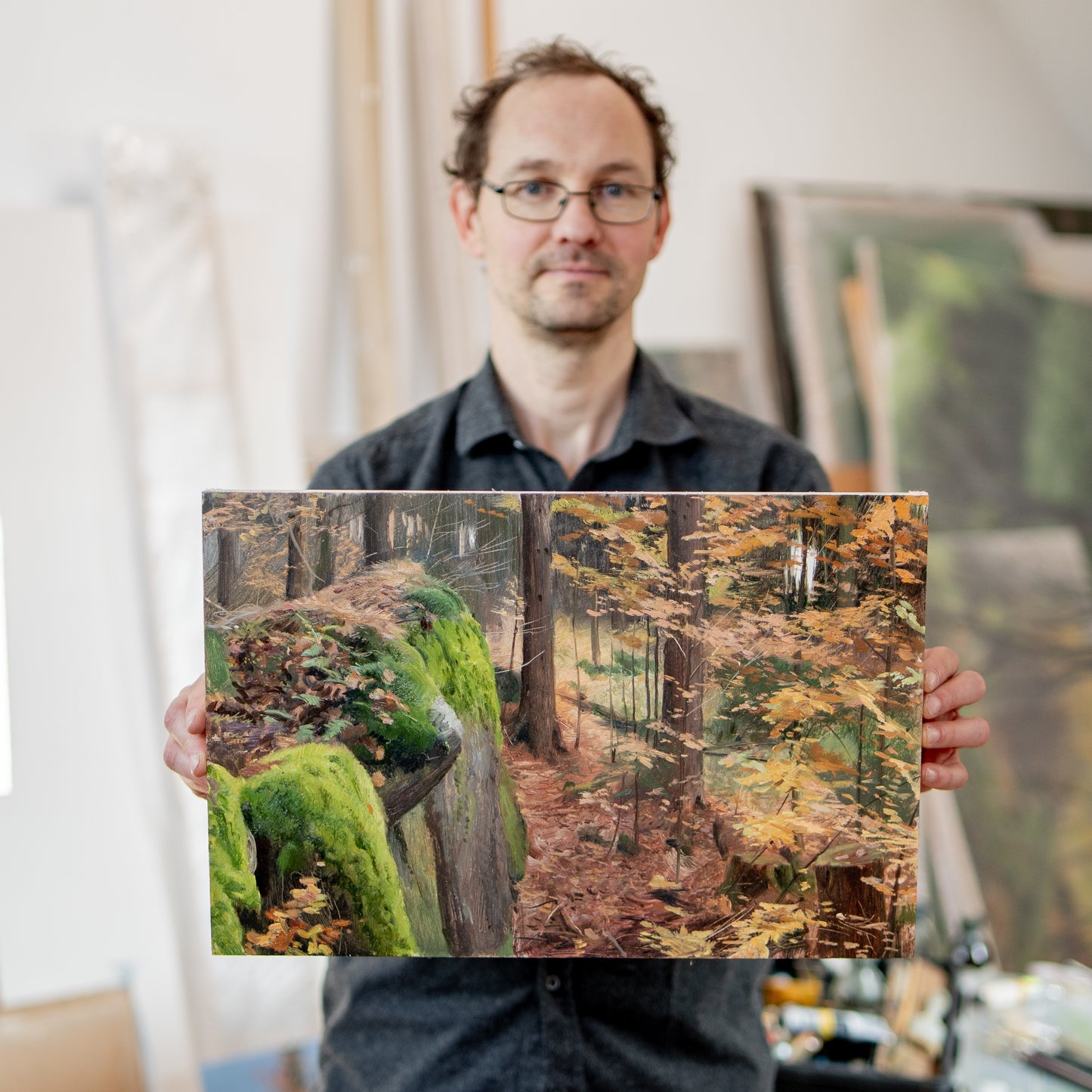 Zdeněk Daněk | Barevná kompozice (Jizerské hory) - ORIGINÁL