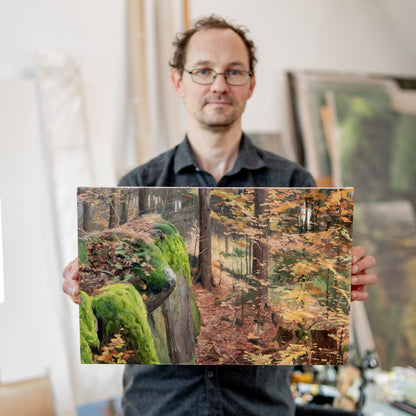 Zdeněk Daněk | Barevná kompozice (Jizerské hory) - ORIGINÁL