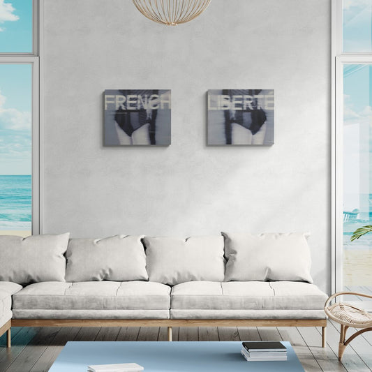 Martina Röttlingová | French & Liberté diptych – ORIGINÁL